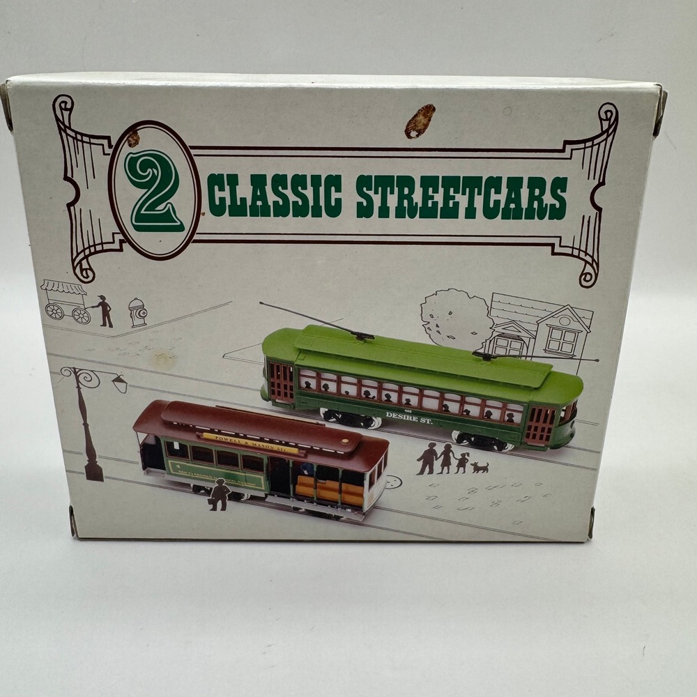 Reader's Digest Classic Streetcars Set Desire St. Powell & Mason Trolley Models